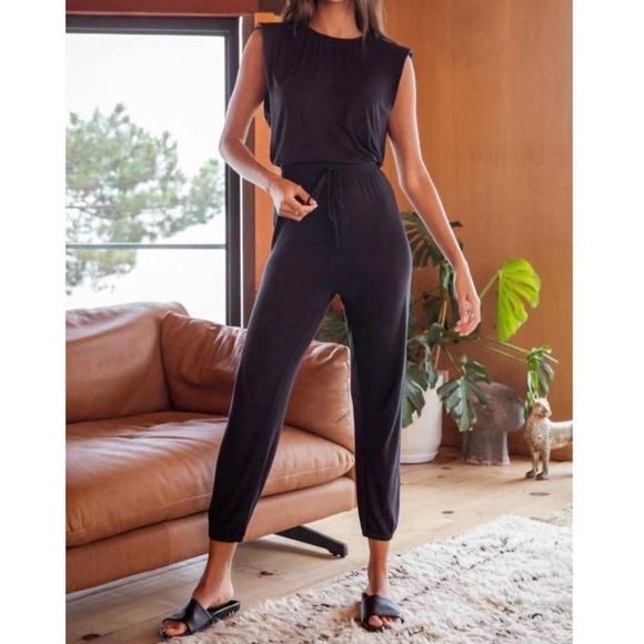 Z Supply Lucianna Jumpsuit Black Size S NEW - Picture 1 of 13